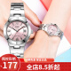 卡西欧（CASIO） 卡西欧(CASIO)手表 女士小表盘石英学生表 时尚粉盘钢带LTP-1241D-4A