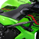 STUNTCX适配川崎ninja400护杠竞技杠保险杠防摔球忍者400护杠改装 ninja400二代铝合金弹簧头竞技杠