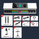 布谷鸟Y6二代 直播声卡套装声卡音响一体机全民k歌神器套装直播唱歌设备 套装2（方形麦+2个无线麦+直播线