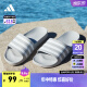 adidas ADILETTE AQUA休闲沙滩拖鞋男女阿迪达斯官方轻运动EG4160 灰色/白色 42