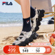 FILA 斐乐官方女鞋FRAGOLA摩登凉鞋2024夏季新款时尚休闲草莓凉鞋 燧石灰/冰灰-EI 36