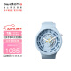 斯沃琪（Swatch）瑞士手表 陶瓷腕表 BIG BOLD天清蓝 情人节礼物潮流石英表SB03N100