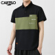 卡帝乐鳄鱼（CARTELO）短袖男春夏季韩版POLO短袖T恤男士打底衫上衣服潮牌男装 黑色 XL