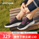 斯凯奇（Skechers）春夏女百搭舒适健步鞋轻便减震软底运动鞋124952-BKHP