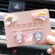 法意曼驾驶证皮套保护套 汽车用品二合一个性卡通创意驾驶本女可爱卡包 行驶证驾照套 粉蓝鹿-六卡位