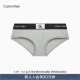 Calvin Klein内衣【KC96系列】女士小方块提花棉质防夹臀半包臀内裤QF7295AD P7A-椰青灰 M