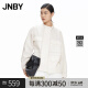 JNBY/江南布衣春夏夹克女棉质设计感口袋简约宽松立领H型5N1614240 100/本白 M