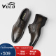 VOLO犀牛男鞋商务正装西装皮鞋男士舒适透气软底德比皮鞋 卡其 41 