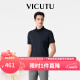 威可多（VICUTU）【小冰T】短袖T恤男商务休闲半袖VEW24263665 深蓝色 175/96B