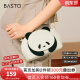 百思图（BASTO）24夏商场新款迷你熊猫小包包手机包贝壳包斜挎包女X3323BX4 米白/黑 F