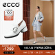 爱步（ECCO）高跟鞋女 24年夏季新款金属扣饰粗跟休闲单鞋  雕塑奢华222443 亮白色22244301002 36
