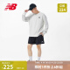 NEW BALANCE 24年圆领卫衣男女同款 百搭休闲舒适运动UT21501 SAH U1 