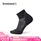 SMARTWOOL跑步功能定向减震图案及踝袜夏季轻薄短筒袜美利奴1662、1661 黑色1661  001 M（适合脚码38-41）