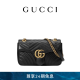 GUCCI古驰GG Marmont系列小号绗缝女士肩背包斜挎包[礼物] 黑色 均码