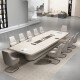 烤漆会议桌长桌洽谈桌高档创意会议室大型时尚办公桌椅组合工作台 定制尺寸