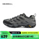 迈乐（Merrell）户外减震徒步鞋男鞋MOAB 3迈越者低帮新款防滑耐磨轻量登山鞋 J035881黑灰 43