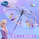 迪士尼（Disney）透明雨伞儿童7-12岁黑胶晴雨伞9小学生女孩爱莎公主幼儿园3-6 【全透明】视野好更安全