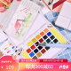 樱花(SAKURA)固体水彩颜料24色套装便携透明水彩 写生学生绘画用品