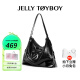 JellyToyboy包包女包JTB漫游包2024夏季新款小众高级斜挎包女通勤托特包 黑色