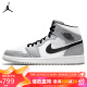 耐克NIKE篮球鞋男AJ1乔1气垫AIR JORDAN 1运动鞋554724-092浅烟灰42