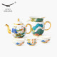 auratic国瓷永丰源 幸福和鸣 8头陶瓷茶具套装-茶壶组 （4人位）