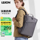 乐上（LEXON）双肩包商务笔记本电脑包14/15.6/16英寸旅行背包时尚男士书包灰色