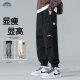 顶峰保罗（Dingfengbaoluo）日系工装裤子男款春夏季潮牌束脚休闲美式大码宽松YK533黑色XL