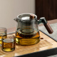 忆壶茶茶壶玻璃泡茶具茶水分离功夫大容量耐高温烧水喝茶个人三件壶
