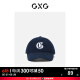 GXG龚俊同款 棒球帽子男秋韩版设计2023年时尚百搭夏季显脸小鸭舌帽 藏青色 56-60