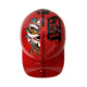 IBK摩托机车头盔四季棒球帽太子瓢盔男女电动车个性复古盔 RW03-国潮红狮 XL