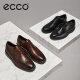 爱步（ECCO）正装男鞋 商务皮鞋男雕花布洛克德比鞋 里斯系列622164 黑色42