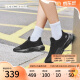 斯凯奇（Skechers）夏季男透气网面鞋一脚蹬轻便软底跑步鞋运动鞋65867-BBK