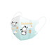 儿童3D口学生卡通透气防风防雾霾可爱卡通库洛米学生口罩独立包装 可爱狗狗浅绿色 10片独立包装
