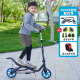 SpaceScooter炫力达太空滑板车X560青少年健身车大童两轮大轮成人代步车自行车 蓝色 收藏优先发货