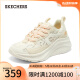 斯凯奇（Skechers）2024年赵露思同款糕糕鞋夏季新款舒适透气运动休闲女鞋117520 裸粉色/BLSH 37 尺码偏大，建议选小一码