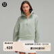 lululemon丨Plush Fleece 女士拉绒半拉链烟囱领卫衣 LW3HOJS 薄荷绿 4