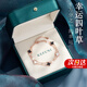 沫兰（MOLADY）S925银幸运四叶草手链女士贝壳玛瑙饰品女生生日纪念日礼物送女友 玛瑙四叶草双层手链*礼盒