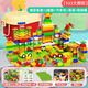 乐高lego儿童大颗粒积木拼装玩具拼图3到6岁玩具男孩系列玩具礼物 512大颗粒+3板+汽车包+滑道+桶