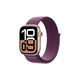 Apple Watch Series 10 智能手表42毫米玫瑰金色铝金属表壳梅子色回环式运动表带【GPS款】MX1X3CH/B