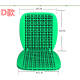 叉车夏季冰凉塑料坐垫汽车面包车货车通用隔热透气按摩胶座垫单片 D款 -双层绿色