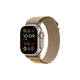 Apple Watch Ultra2 2024款智能手表49毫米原色钛金属表壳小麦色高山回环式表带M【蜂窝款】MXDD3CH/B