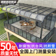 猎钢狼（Letgone wolves）【上门安装】铝合金阳光棚透明雨棚户外停车阳台露台庭院遮阳家用 15-30平材料单价(包测量安装)