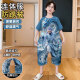 男童夏季短袖纯棉连体睡衣魔童哪吒2025新款敖丙睡袋青少年家居服 【100%纯棉】KA-#66521# 敖丙 100 【8码】身高95-100cm