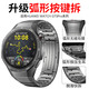 宏力特【钛金属】适用华为gt5pro表带 专用接口 watch gt5手表表带腕带46mm男生男士商务 【曜石黑】升级按压扣丨GT5 pro专用快拆款