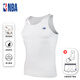 NBA背心男士夏季纯色弹力棉质内搭汗衫修身背心无袖篮球运动打底套装