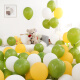 京唐复古橄榄绿果绿豆沙绿色气球儿童生日装饰场景布置森林系主题汽球