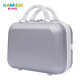 咔米嗒（KAMIDA）手提箱子小行李箱14英寸化妆箱防水便携短途小型旅行包收纳旅行箱儿童节礼物 银灰 14寸