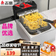 志高(CHIGO)电炸炉商用电炸锅油炸锅大容量串串油炸机鸡柳薯条油条油炸小吃设备 单缸|创业款|10L|单炸篮【无盖】