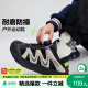 左西男童运动鞋儿童鞋子2025新款纽扣机能网面透气休闲溯溪鞋 黑色 34