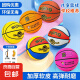 儿童5号篮球幼儿园小学生5号宝宝皮球3-4-7号小孩专用五号蓝球 3号宝宝用球-红黄蓝(1-3岁推荐)